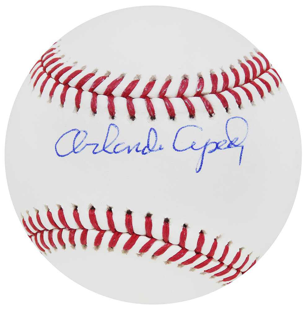 Orlando Cepeda Signed Rawlings Official MLB Baseball - Schwartz Authenticated
