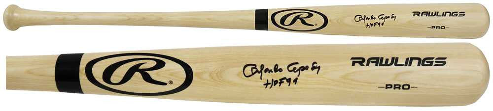 Orlando Cepeda Signed Rawlings Pro Blonde Baseball Bat w/HOF'99 - Schwartz Authenticated