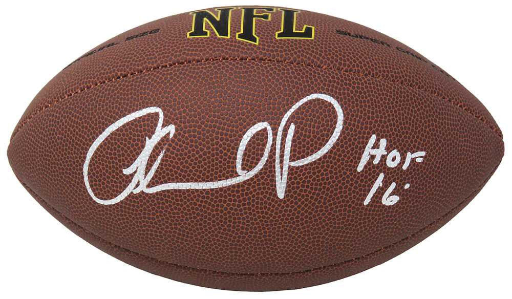 Orlando Pace Signed Wilson Super Grip Full Size NFL Football w/HOF'16