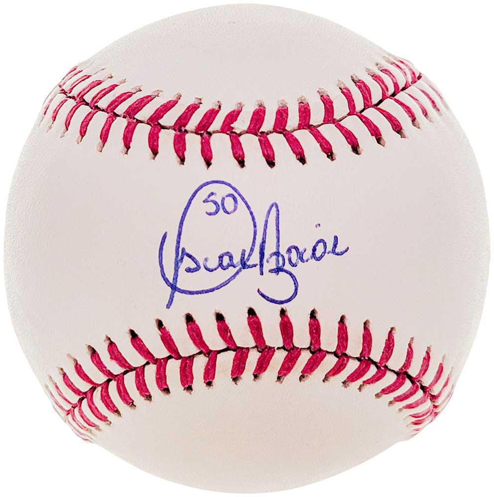 Oscar Azocar Autographed Official AL Baseball New York Yankees, San Diego Padres Deceased Beckett BAS #BH041871