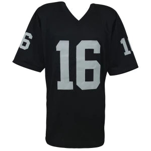Jim Plunkett Autographed Oakland Raiders Black Football Jersey (Schwartz Sports Authentic)