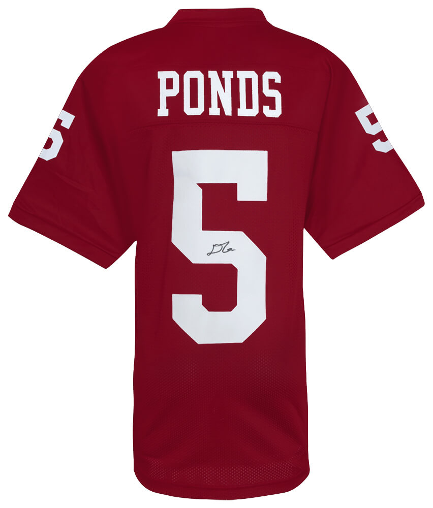 Indiana Hoosiers D'Angelo Ponds Signed Red Custom College Football Jersey