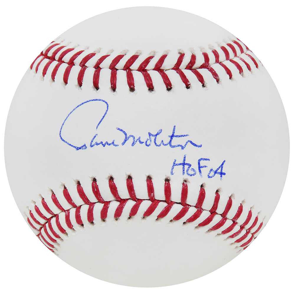 Paul Molitor Signed Rawlings Official MLB Baseball w/HOF'04 - Schwartz Authenticated