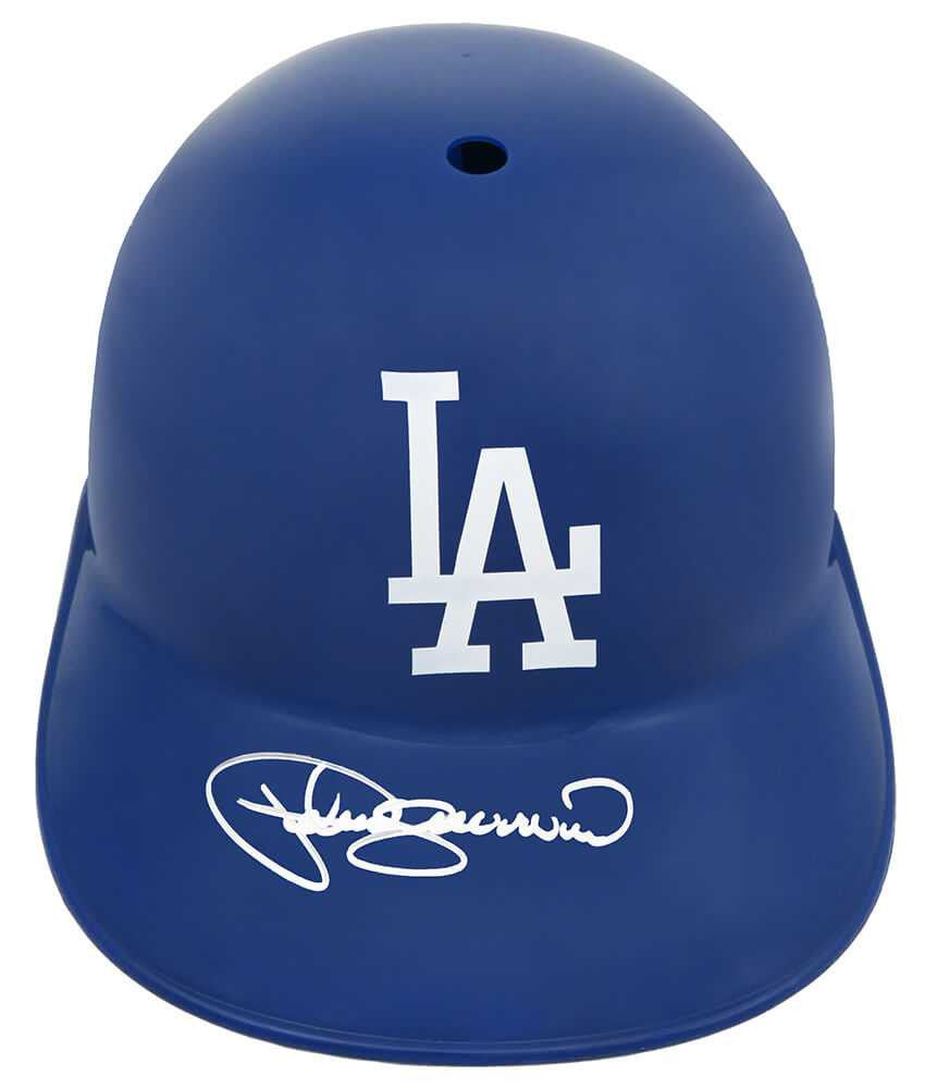 Pedro Guerrero Signed Los Angeles Dodgers Replica Souvenir Batting Helmet - Schwartz Authenticated