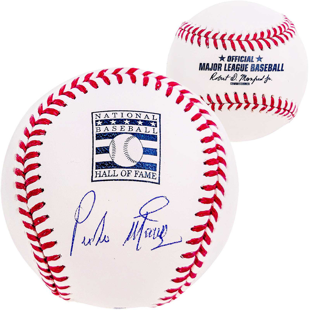Pedro Martínez Autographed Official Hall of Fame Logo Baseball – Boston Red Sox – Beckett BAS Witness