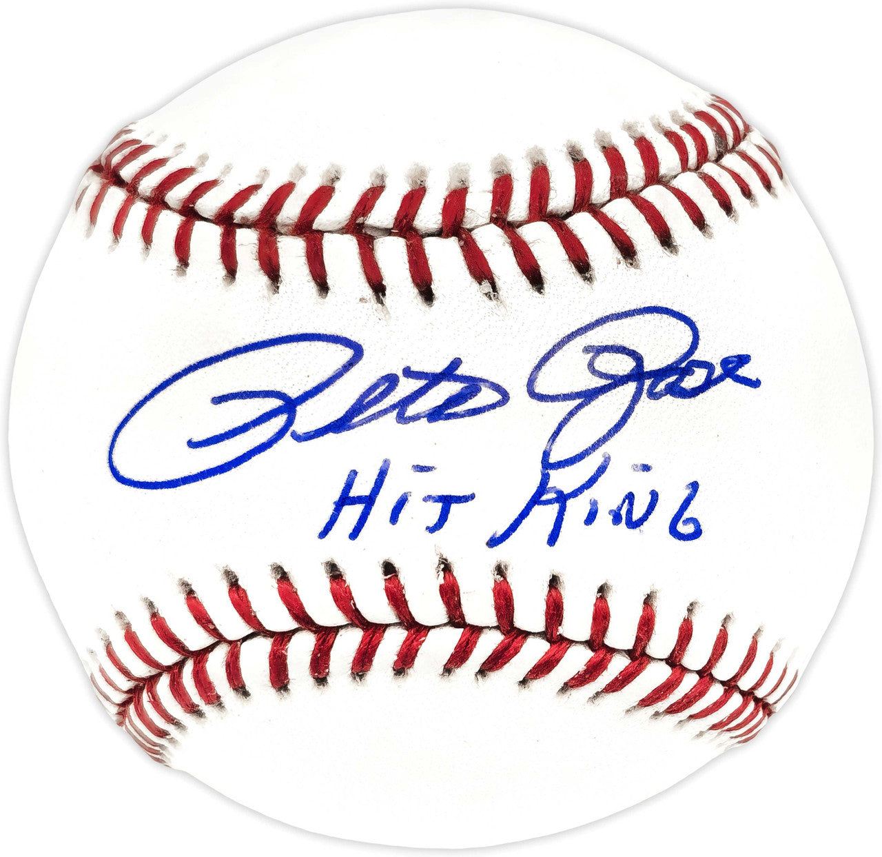Pete Rose Autographed Official NL Baseball "Hit King" – Pete Rose Holo
