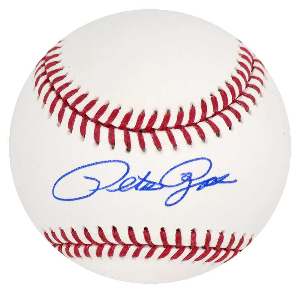 Pete Rose Signed Rawlings Official MLB Baseball