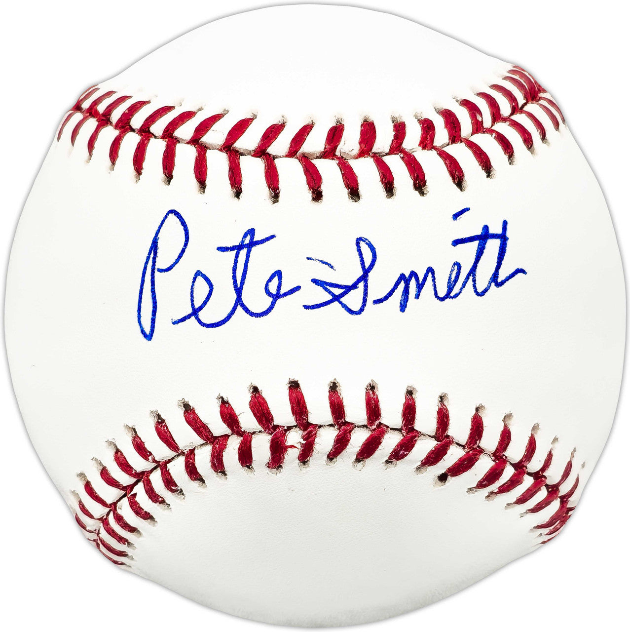Pete Smith Autographed Official MLB Baseball Boston Red Sox SKU #225570
