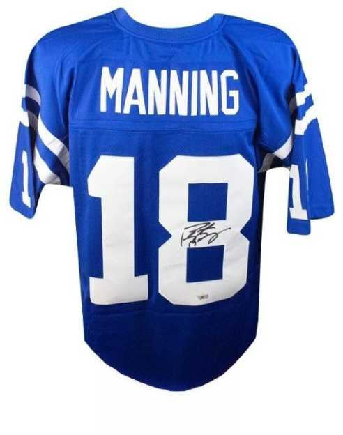 Peyton Manning Autographed Indianapolis Colts Mitchell & Ness Jersey - Fanatics