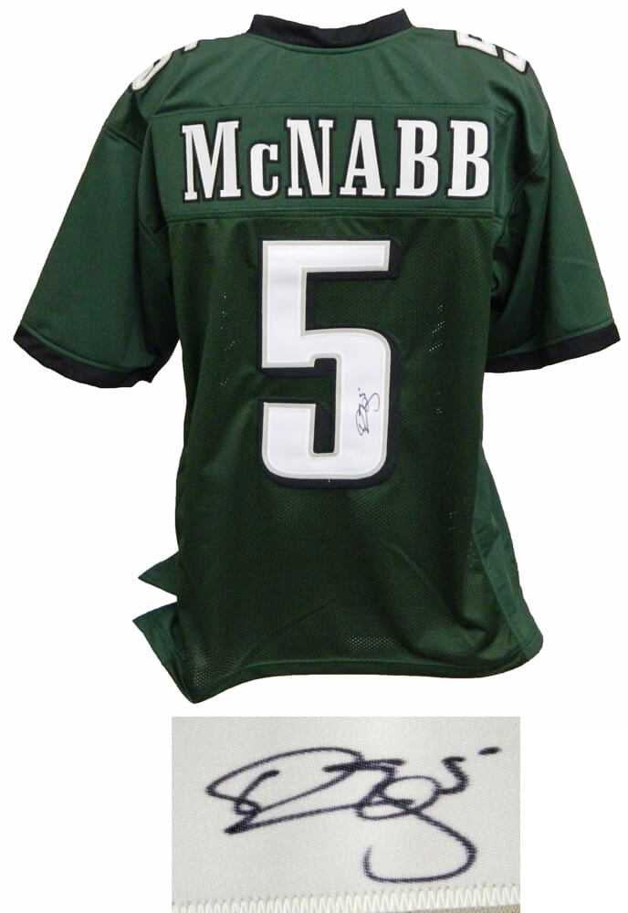 Philadelphia Eagles Donovan McNabb Autographed Green Jersey – Schwartz Authenticated