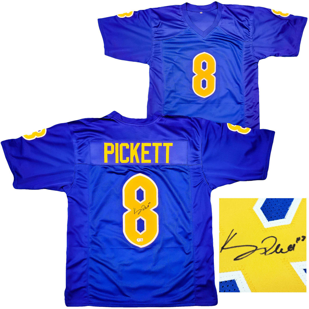Pittsburgh Panthers Kenny Pickett Autographed Blue Jersey – Beckett BAS QR Certified