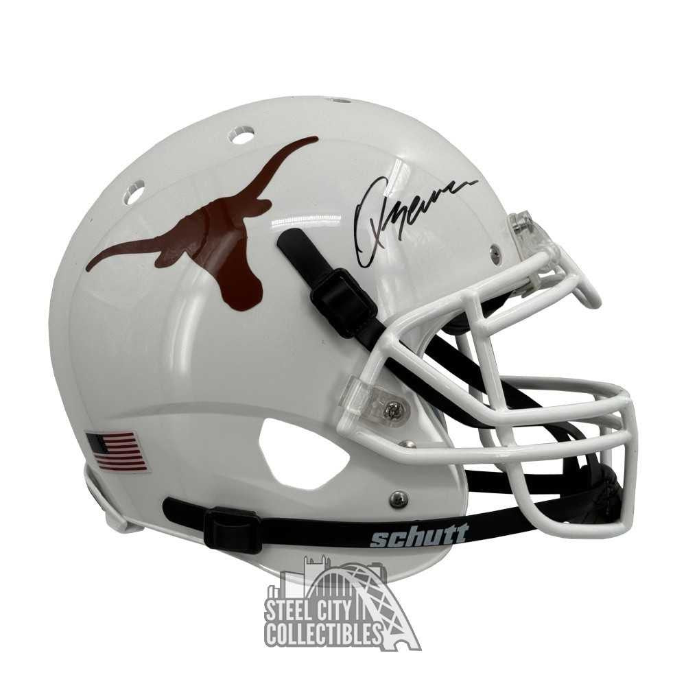 Quinn Ewers Autographed Texas Longhorns Schutt Authentic Full-Size Helmet – Beckett BAS Witness