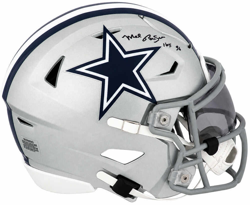 Mel Renfro Signed Dallas Cowboys Riddell Mid-Size (MIDI) SpeedFlex Helmet w/HOF'96 - Schwartz Authenticated