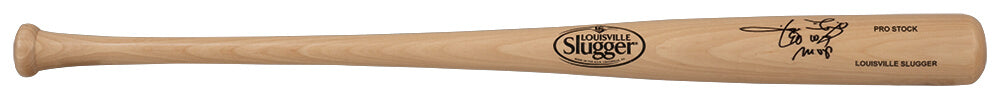 Jose Rijo Signed Louisville Slugger Pro Stock Blonde Baseball Bat w/90 WS MVP