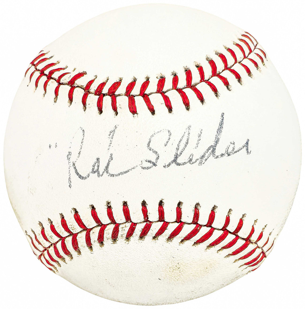 Autographed Coach Rac Card Rac Slider Autographed Official AL Baseball Boston Red Sox Coach Becke