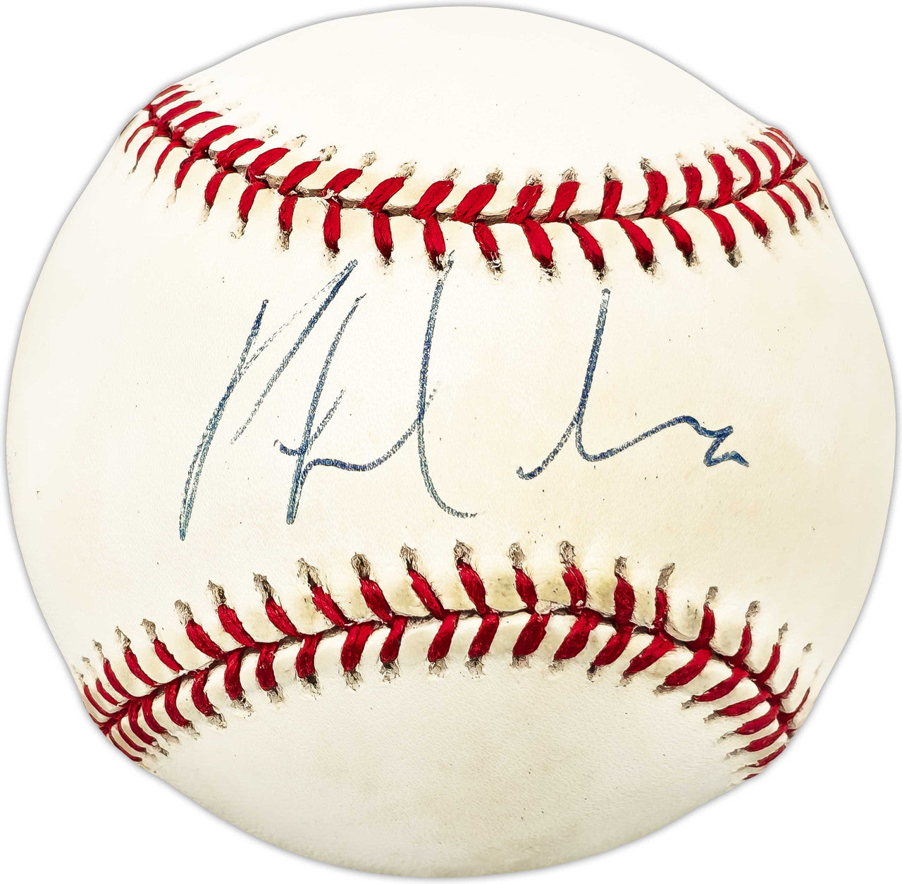 Rafael Medina Autographed Official NL Baseball Miami Marlins SKU #225790