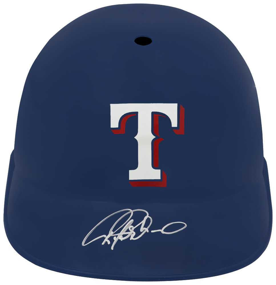Rafael Palmeiro Signed Texas Rangers Souvenir Replica Batting Helmet - Schwartz Authenticated