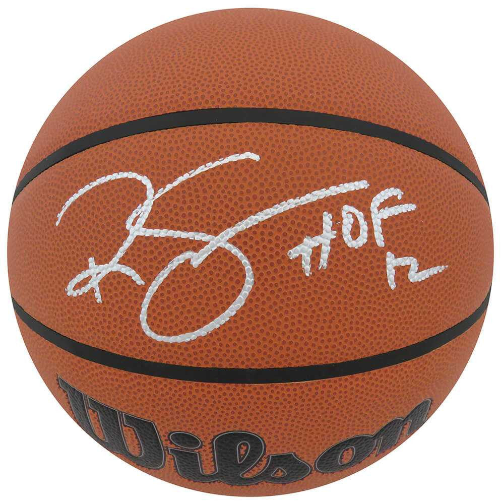 Ralph Sampson Signed Wilson Indoor/Outdoor NBA Basketball w/HOF'12 - Schwartz Authenticated