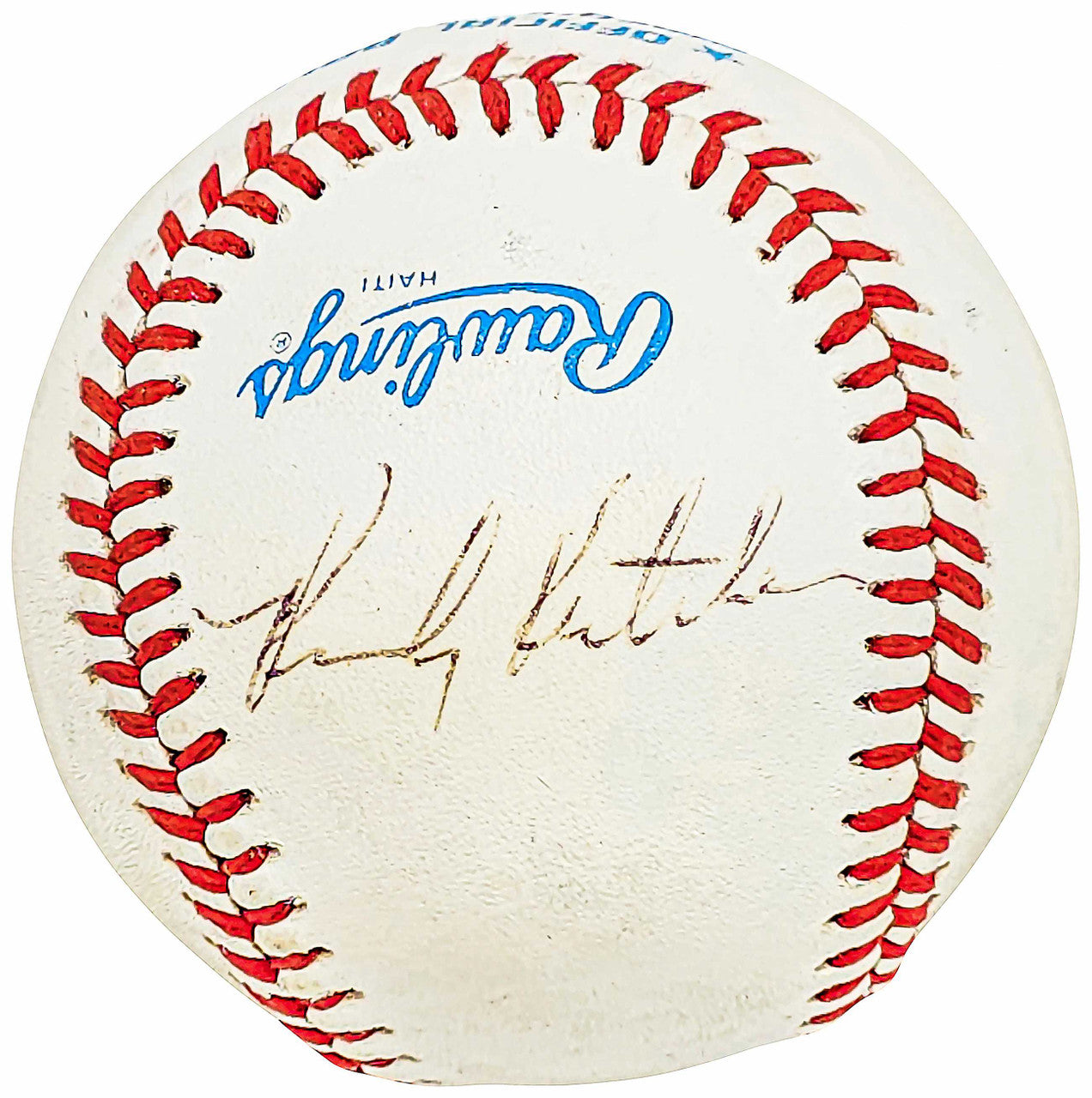 Randy Kutcher Autographed Official AL Baseball Boston Red Sox Beckett BAS QR #BH039027