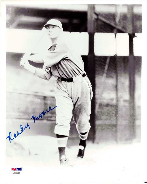 Randy Moore Autographed 8x10 Photo Boston Braves PSA/DNA #AB51603
