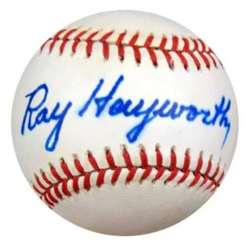 Ray Hayworth Autographed AL Baseball Detroit Tigers PSA/DNA #P72178