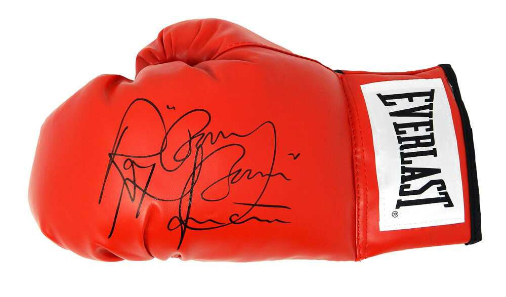 Ray Mancini Signed Everlast Red Boxing Glove w/Boom Boom - Schwartz Authenticated