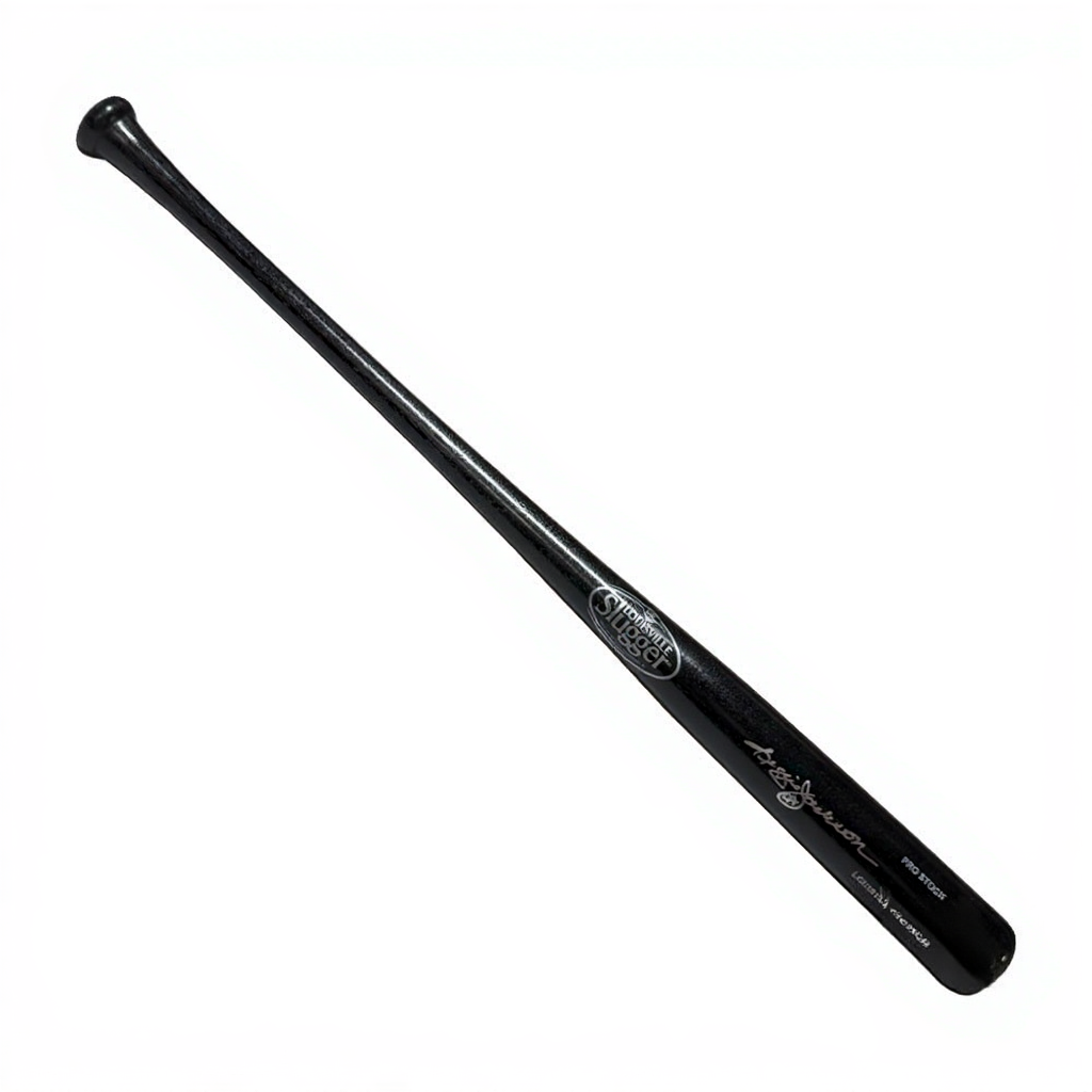 Reggie Jackson Signed Black Louisville Slugger Bat – Beckett BAS