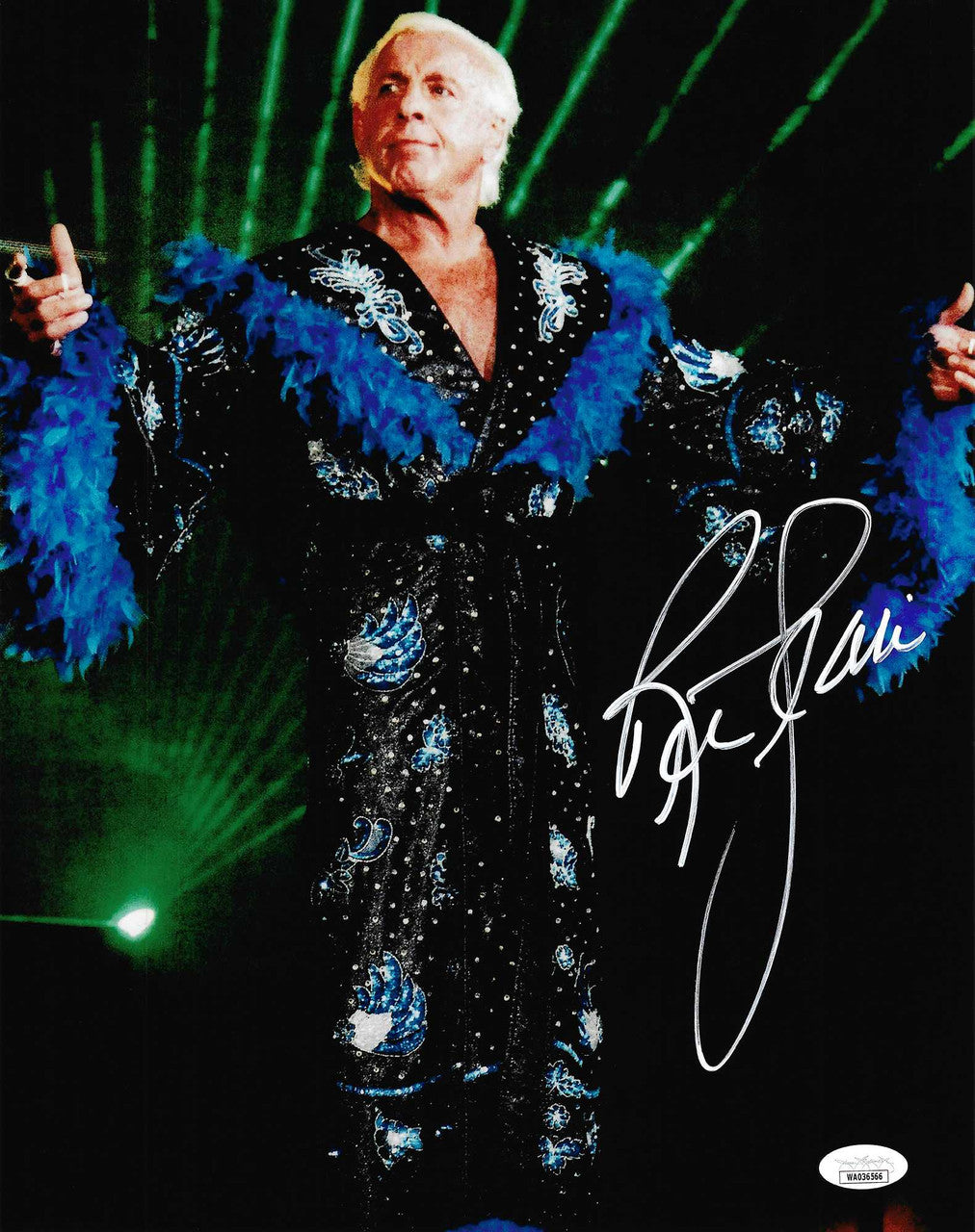 Ric Flair Autographed 11x14 Photo JSA Stock #203588