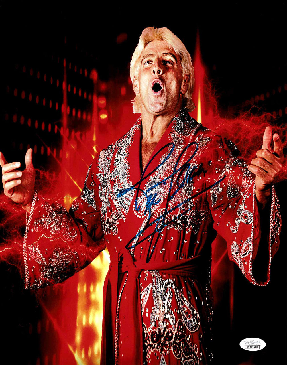 Ric Flair Autographed 11x14 Photo JSA Stock #203595