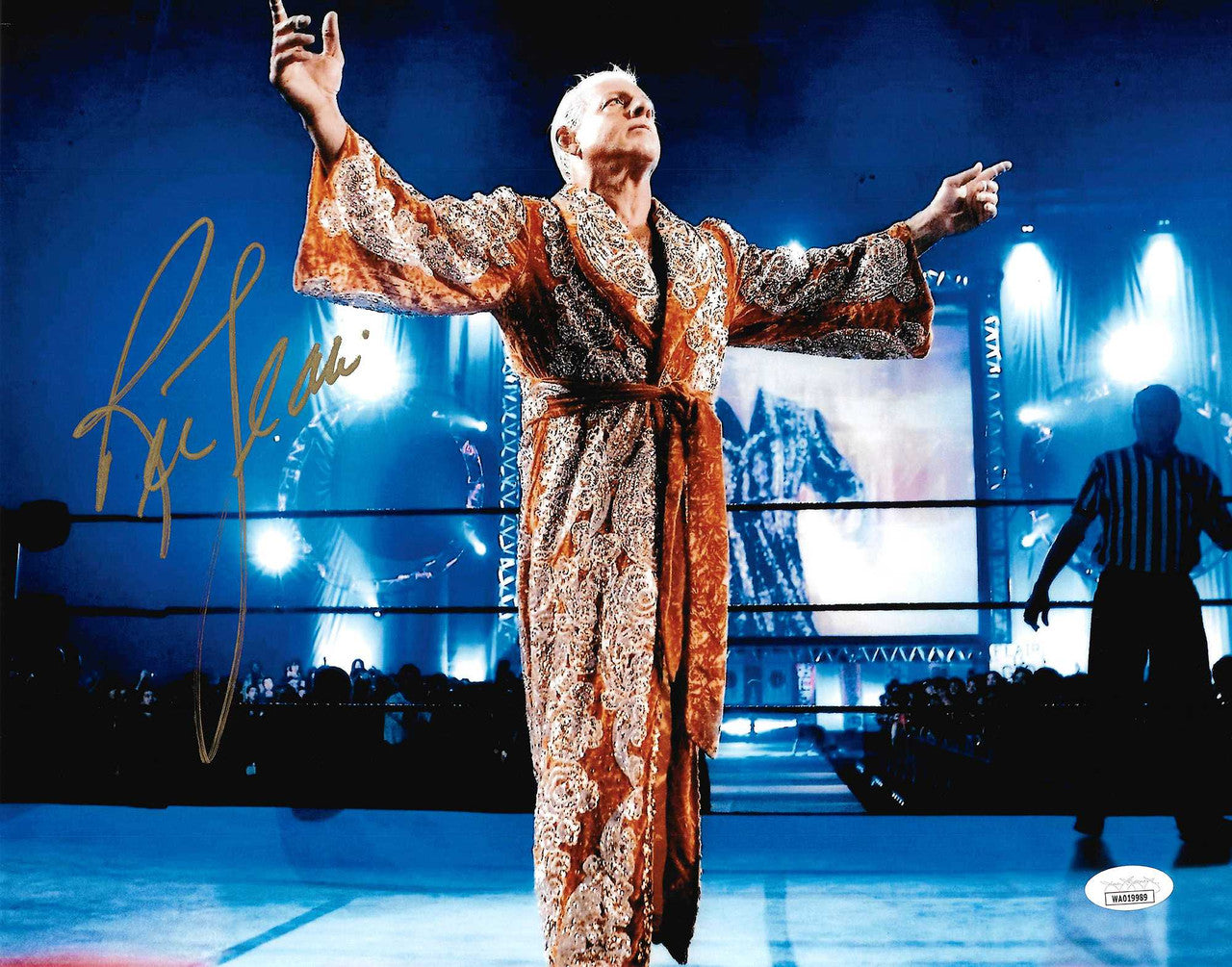 Ric Flair Autographed 11x14 Photo JSA Stock #203599