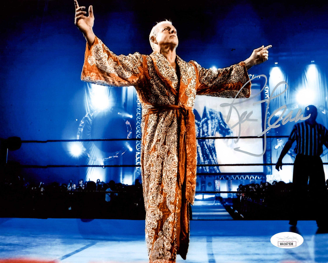 Ric Flair Autographed 8x10 Photo WWE JSA Stock #228792