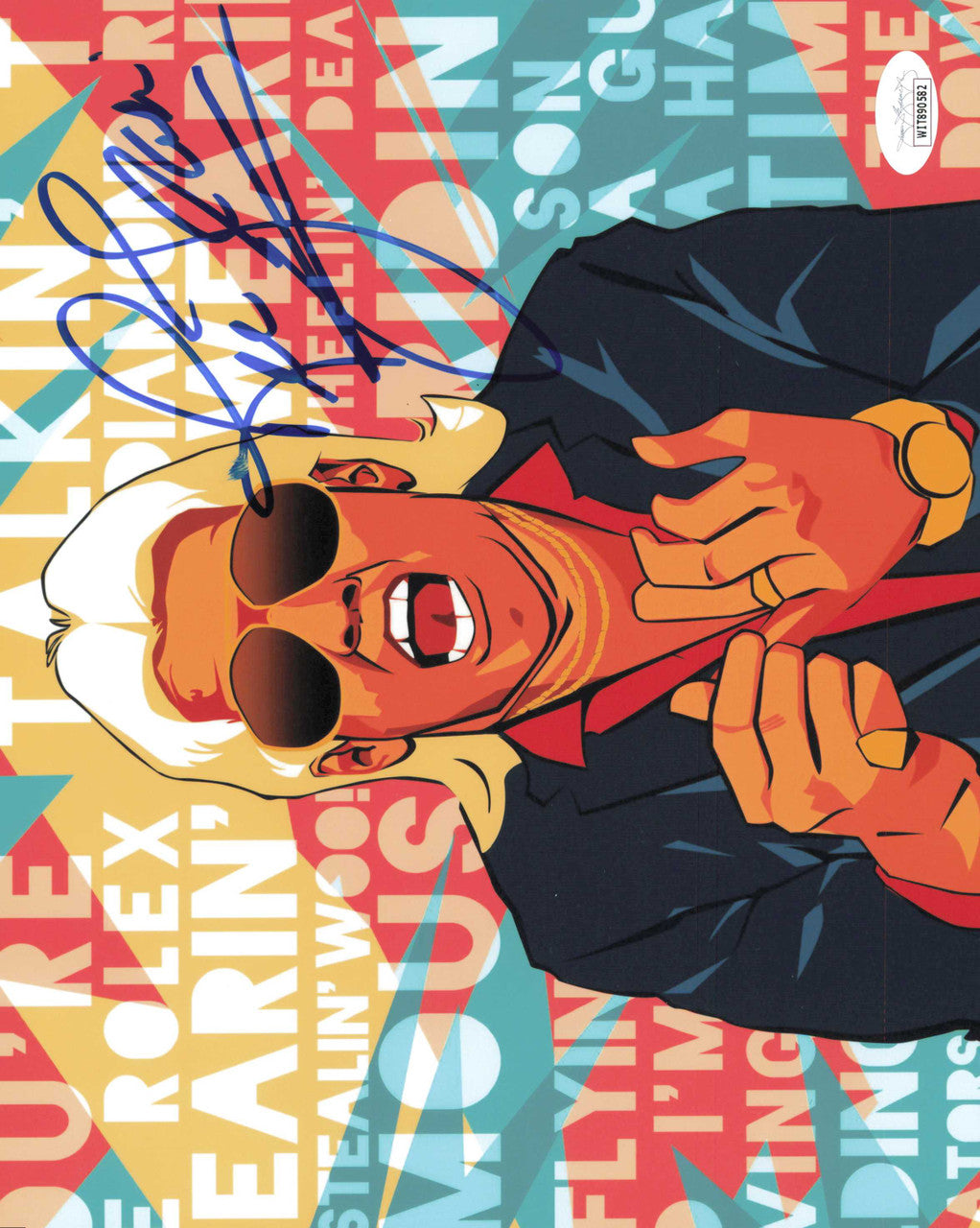 Ric Flair Autographed 8x10 Photo WWE JSA #WIT890582