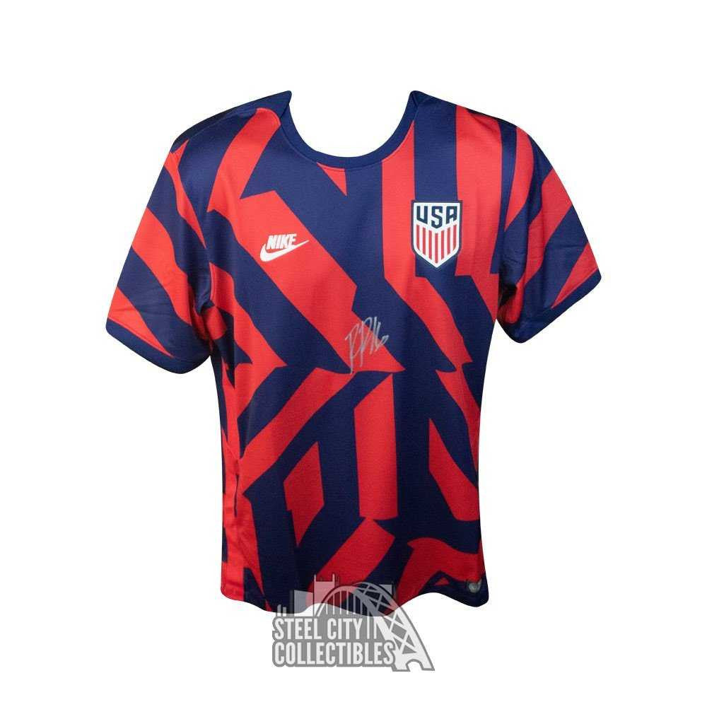 Ricardo Pepi Autographed Team USA Nike Soccer Jersey - BAS