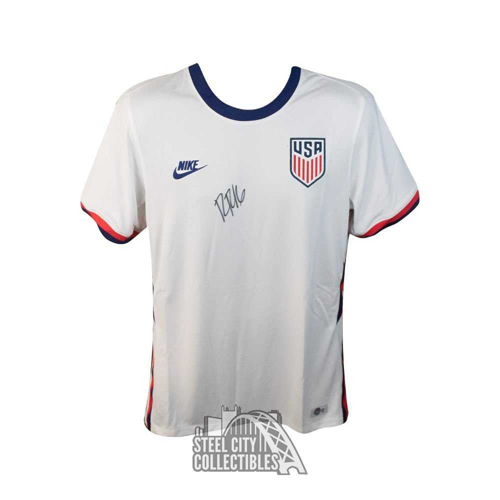 Ricardo Pepi Autographed Team USA Nike White Soccer Jersey - BAS
