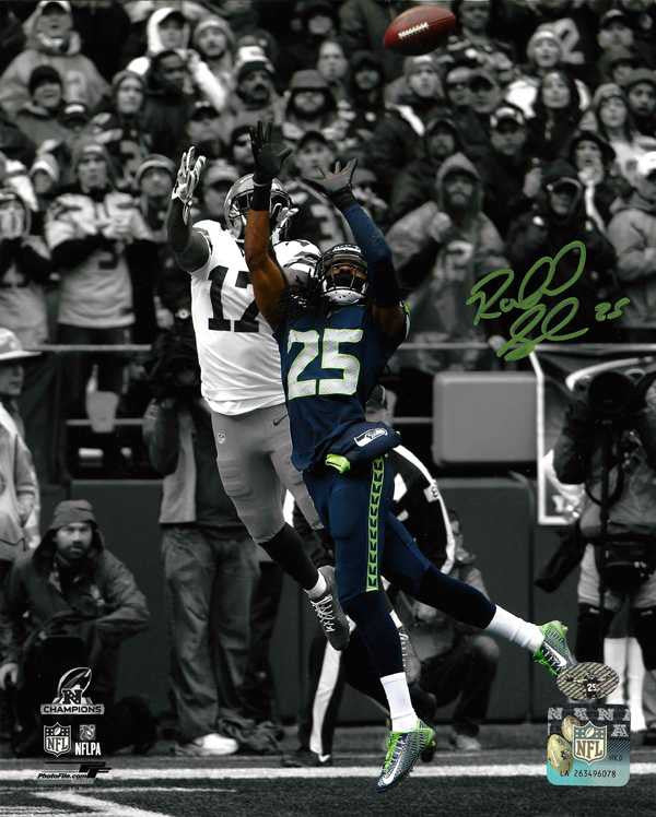 Richard Sherman Autographed 8x10 Photo Seattle Seahawks RS Holo Stock #86891
