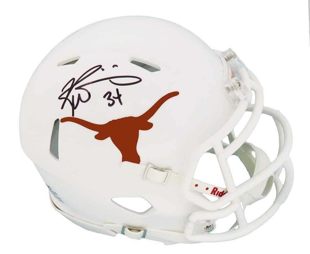 Ricky Williams Signed Texas Mini Helmet – Schwartz