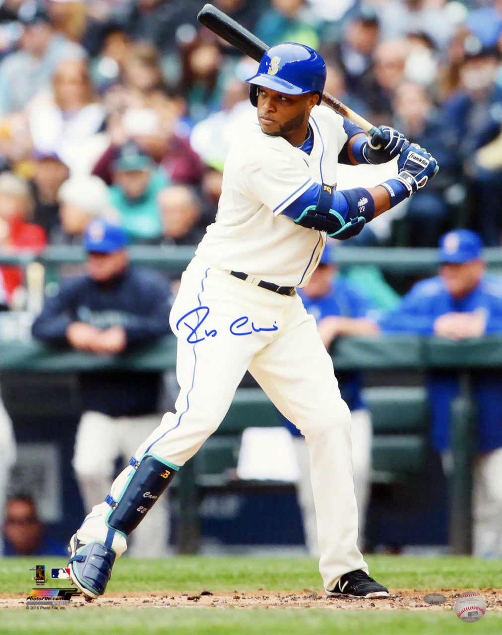 Robinson Cano Autographed 16x20 Photo Seattle Mariners MCS Holo Stock #98189