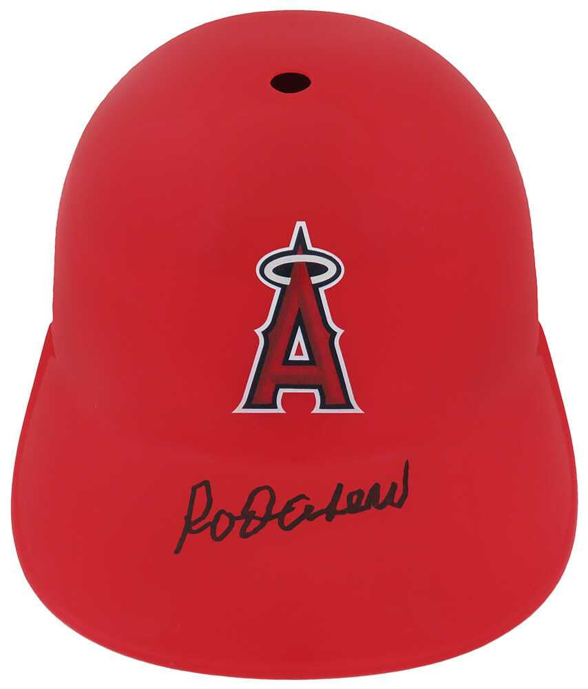 Rod Carew Signed Los Angeles Angels Replica Souvenir Batting Helmet - Schwartz Authenticated