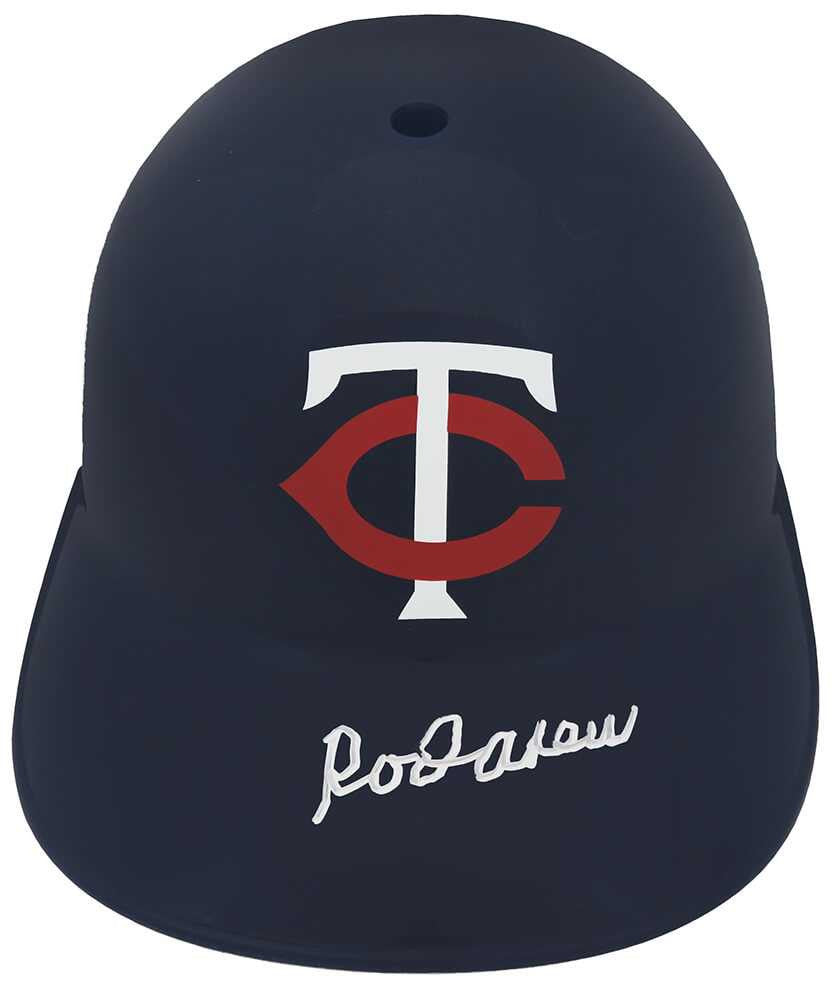 Rod Carew Signed Minnesota Twins Replica Souvenir Batting Helmet - Schwartz Authenticated