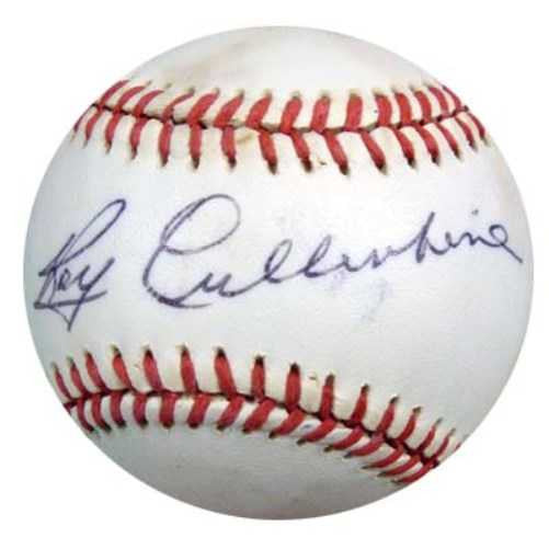 Roy Cullenbine Autographed AL Baseball Tigers, Indians PSA/DNA #P72234