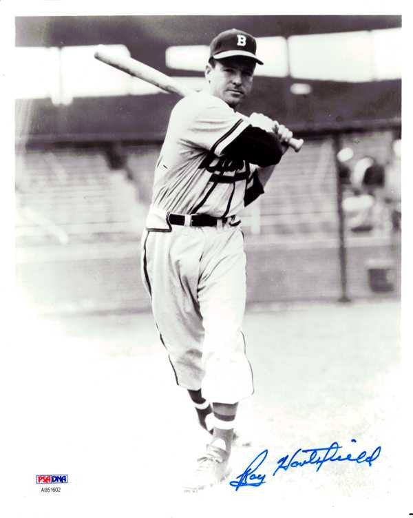 Roy Hartsfield Autographed 8x10 Photo Boston Braves PSA/DNA #AB51602
