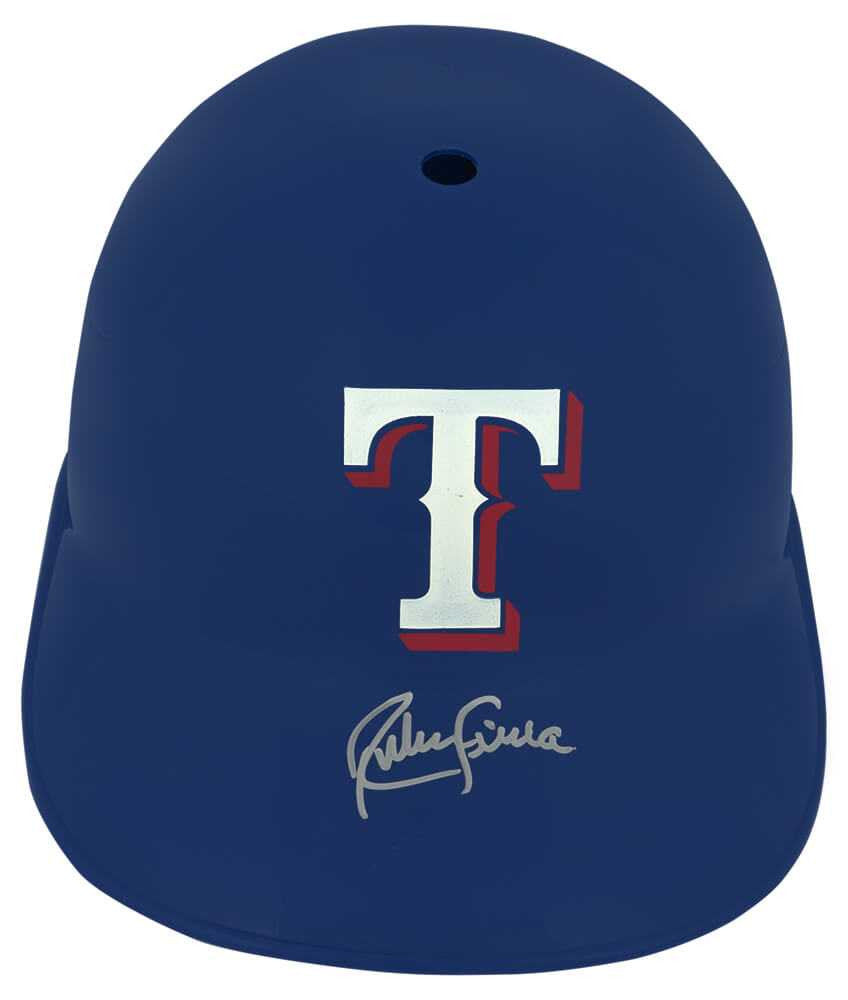 Ruben Sierra Signed Texas Rangers Souvenir Replica Batting Helmet - Schwartz Authenticated