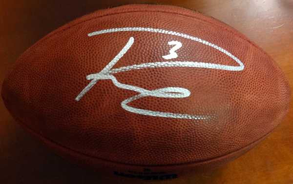 Russell Wilson Autographed Limited Edition Super Bowl Leather Football Seattle Seahawks