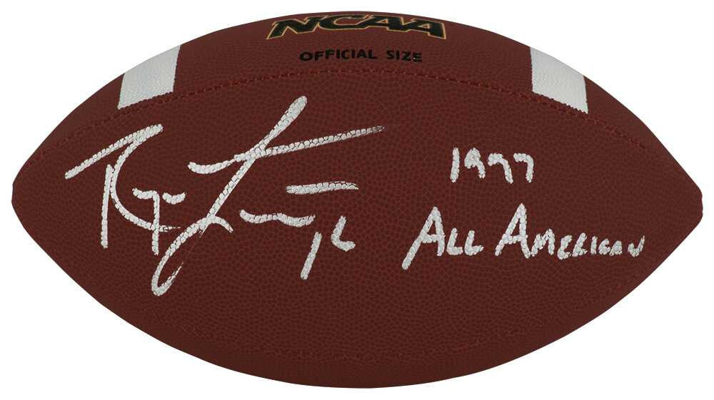 Ryan Leaf Signed Wilson NCAA Full Size Football – “1997 All American” Inscription (Schwartz COA)