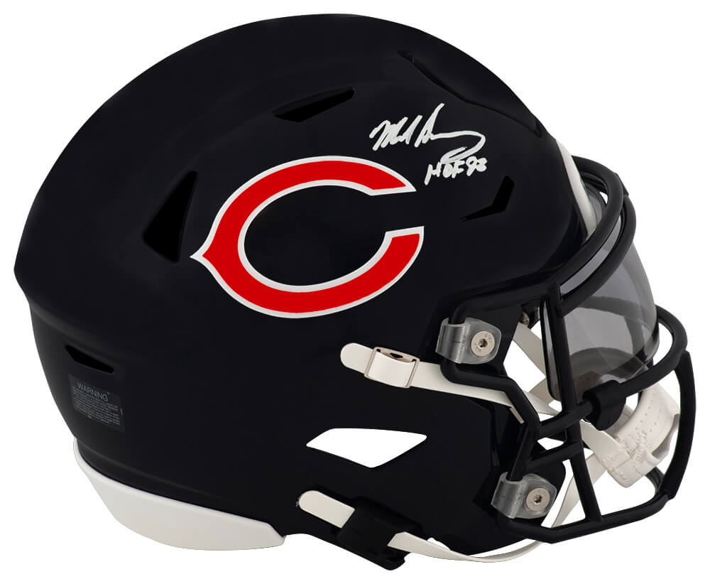 Mike Singletary Signed Chicago Bears Riddell Mid-Size (MIDI) SpeedFlex Helmet w/HOF'98 - Schwartz Authenticated