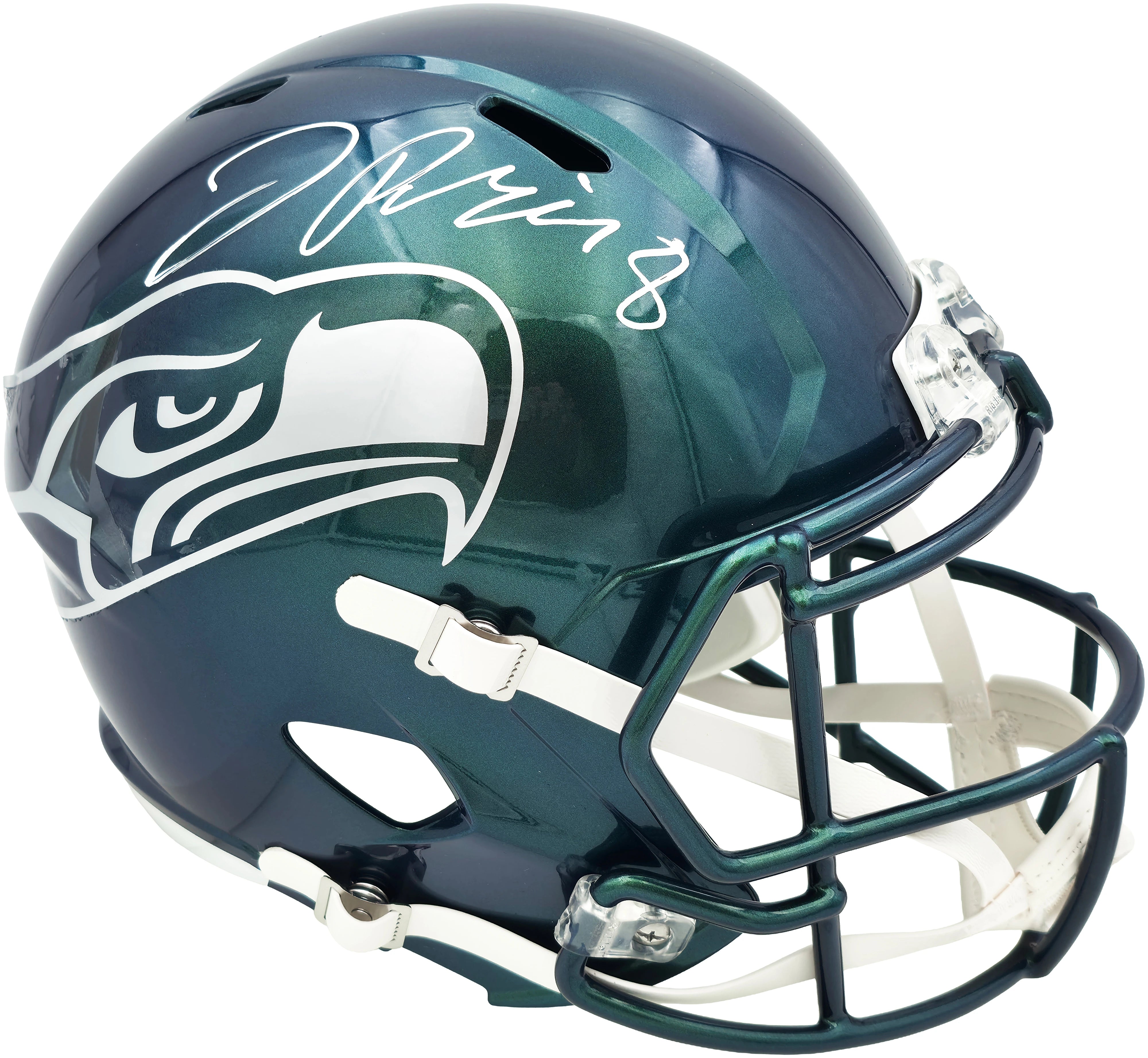 Jadarian Price Autographed Seattle Seahawks Rivalries Full Size Speed Replica Helmet - Beckett BAS Authenticated