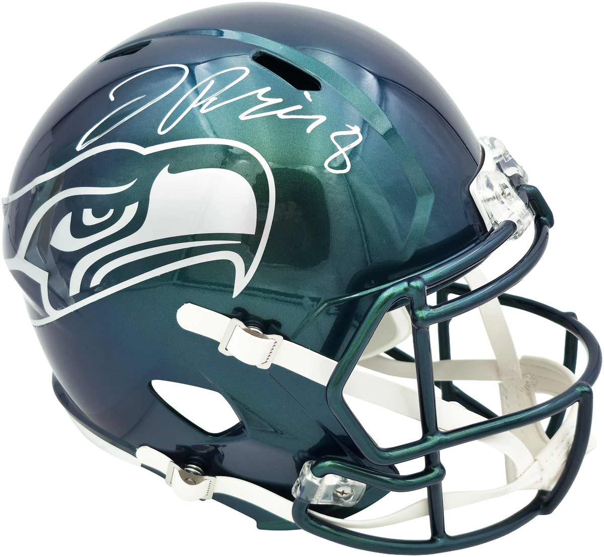 Jadarian Price Autographed Seattle Seahawks Rivalries Full Size Speed Replica Helmet - Beckett BAS Authenticated