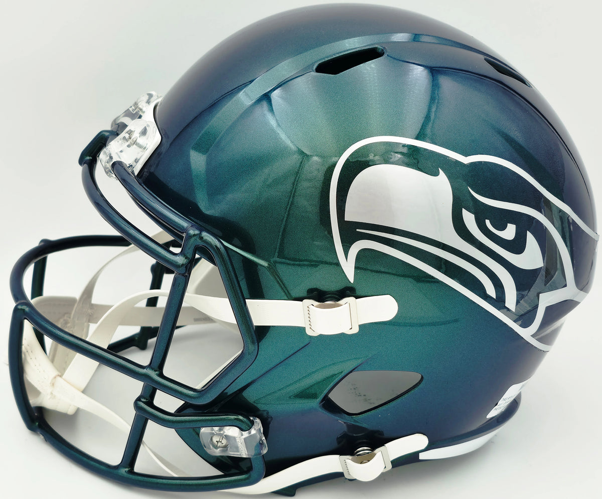 Jadarian Price Autographed Seattle Seahawks Rivalries Full Size Speed Replica Helmet - Beckett BAS Authenticated