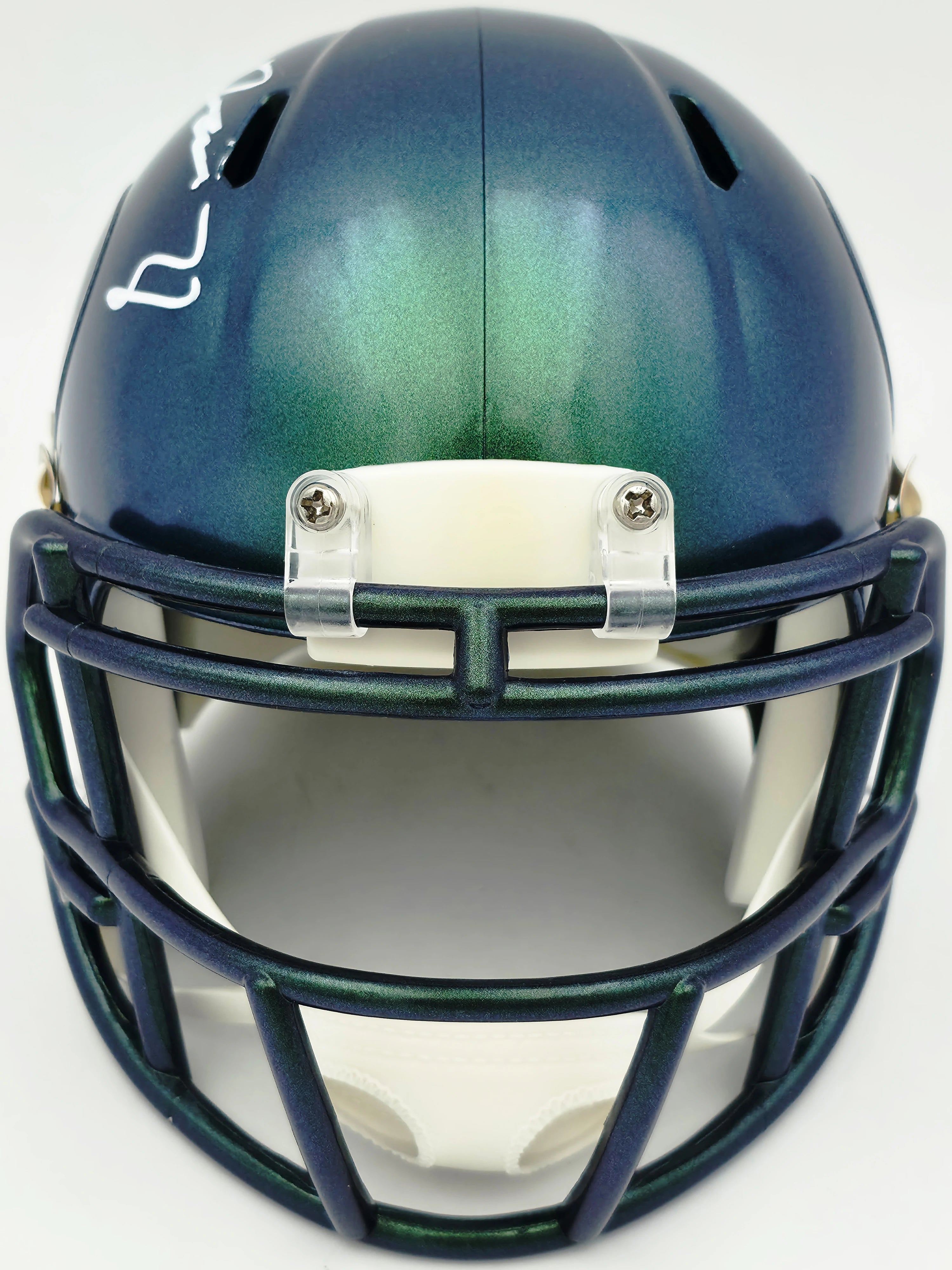 Jadarian Price Autographed Seattle Seahawks Rivalries Speed Mini Helmet - Beckett BAS Authenticated