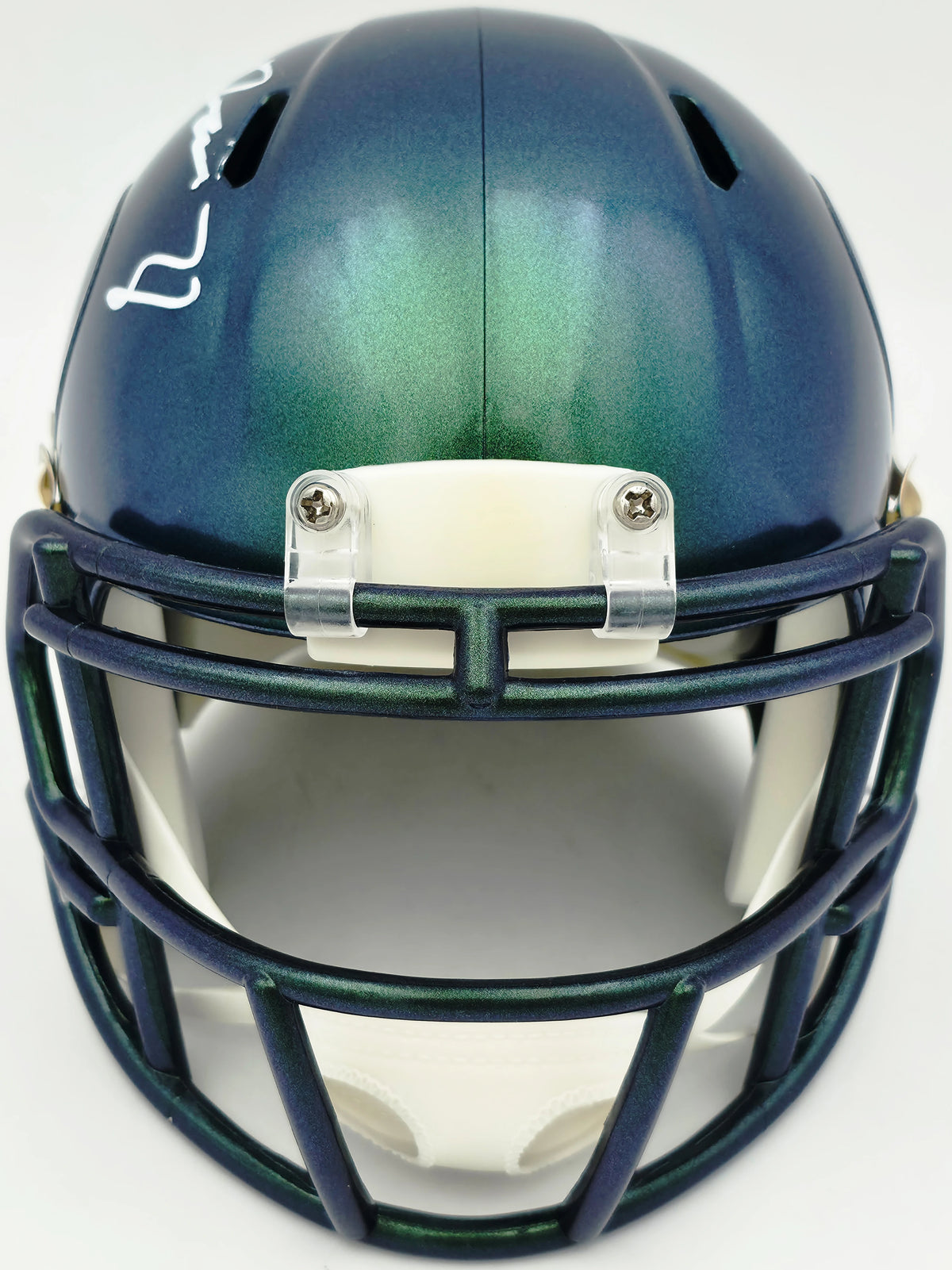 Jadarian Price Autographed Seattle Seahawks Rivalries Speed Mini Helmet - Beckett BAS Authenticated